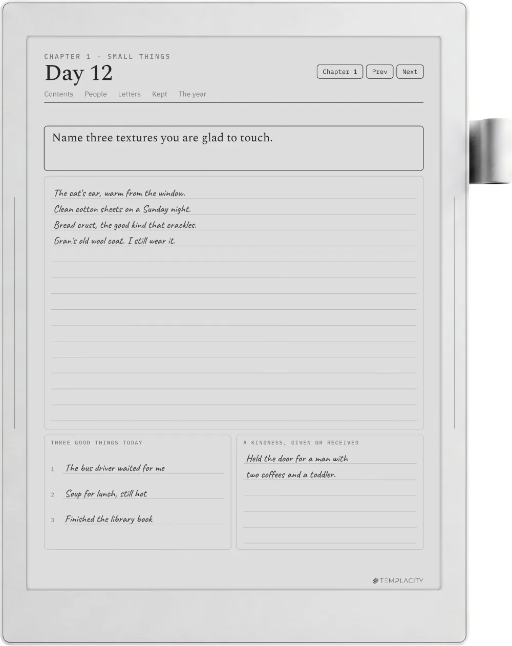 The Planner The Day