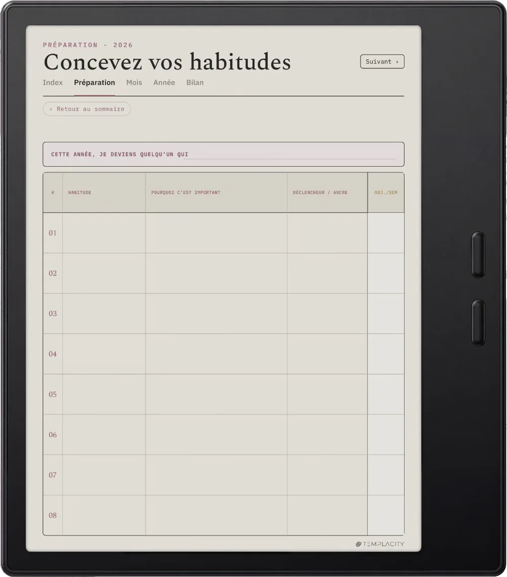 The Planner · Habit Tracker Boox Go Color 7 (Gen II) page 4