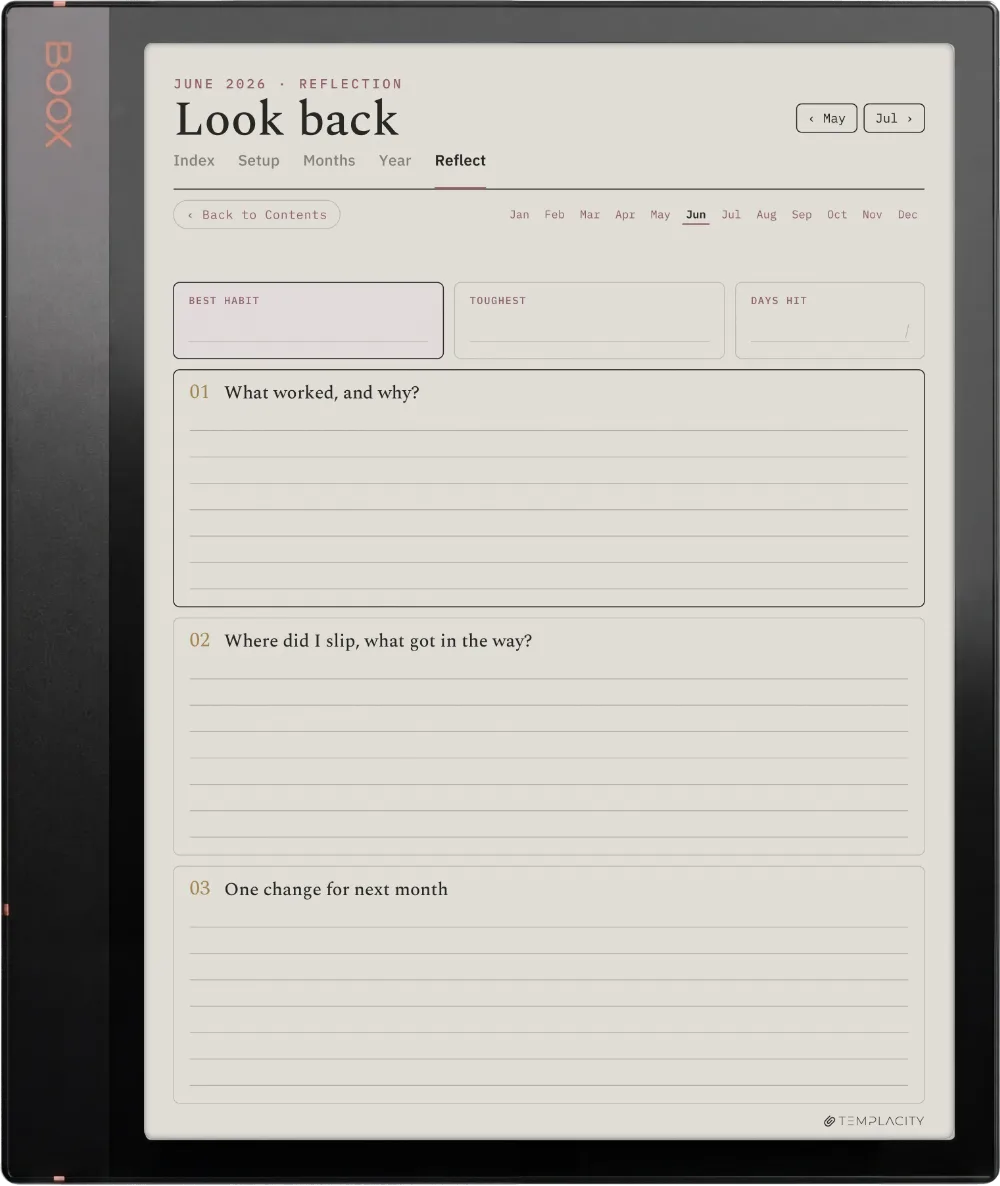 The Planner · Habit Tracker Boox Note Air3 C page 5