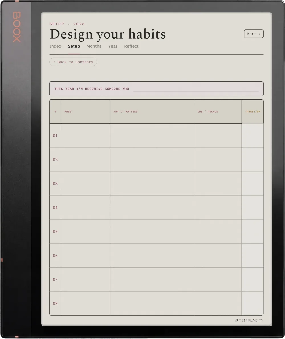 The Planner · Habit Tracker Boox Note Air3 C page 4