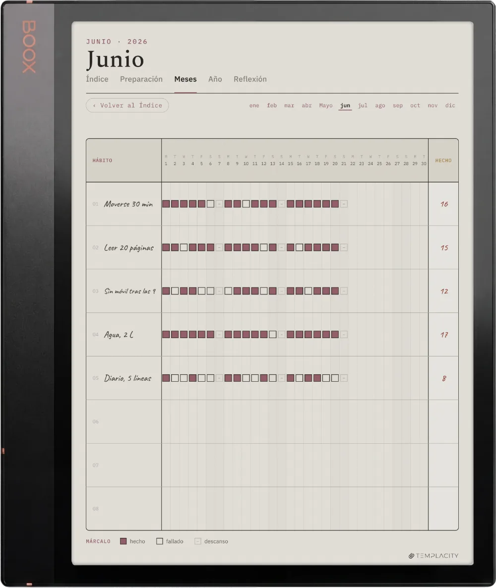 The Planner en el Boox Note Air3 C