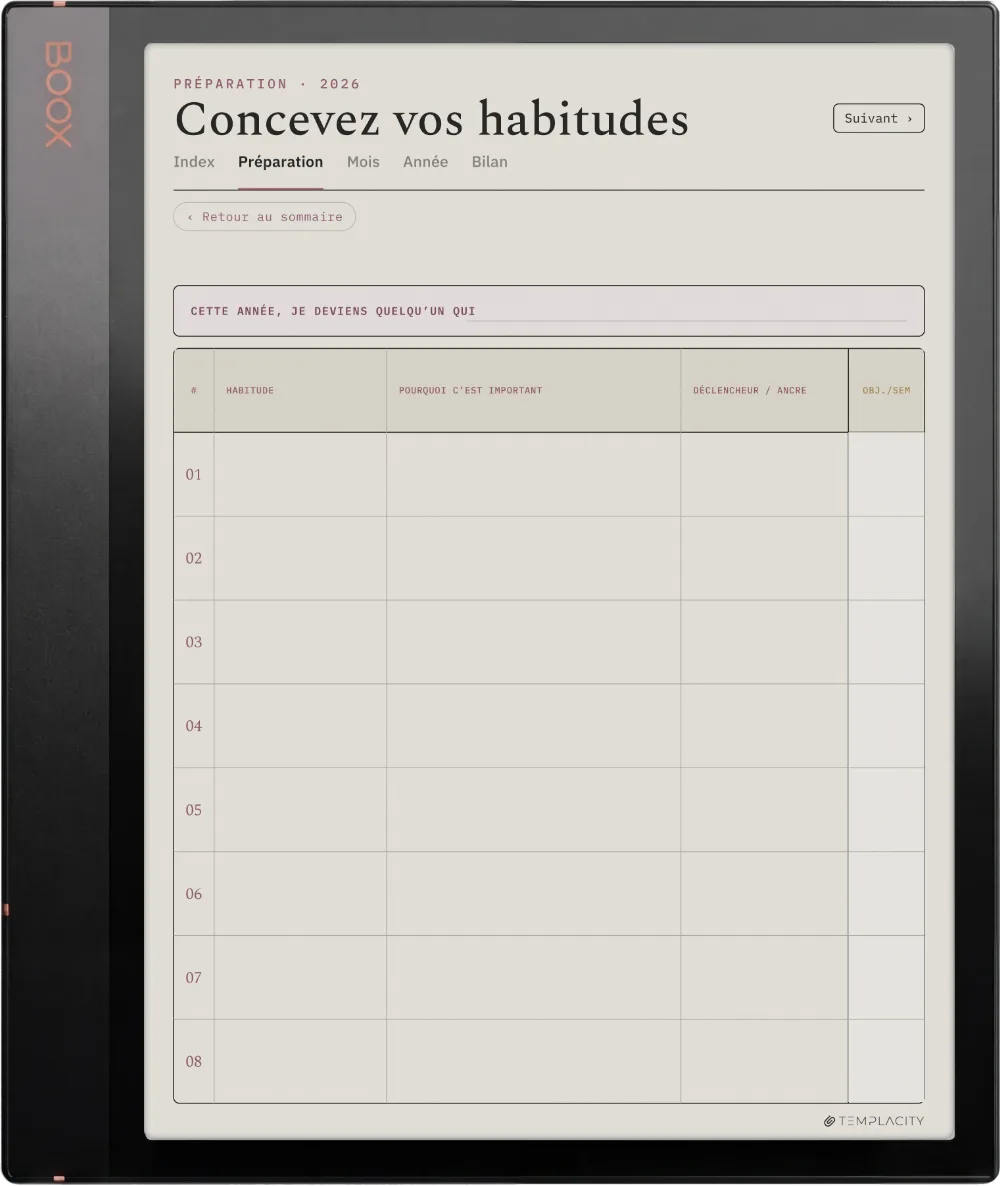 The Planner · Habit Tracker Boox Note Air3 C page 4