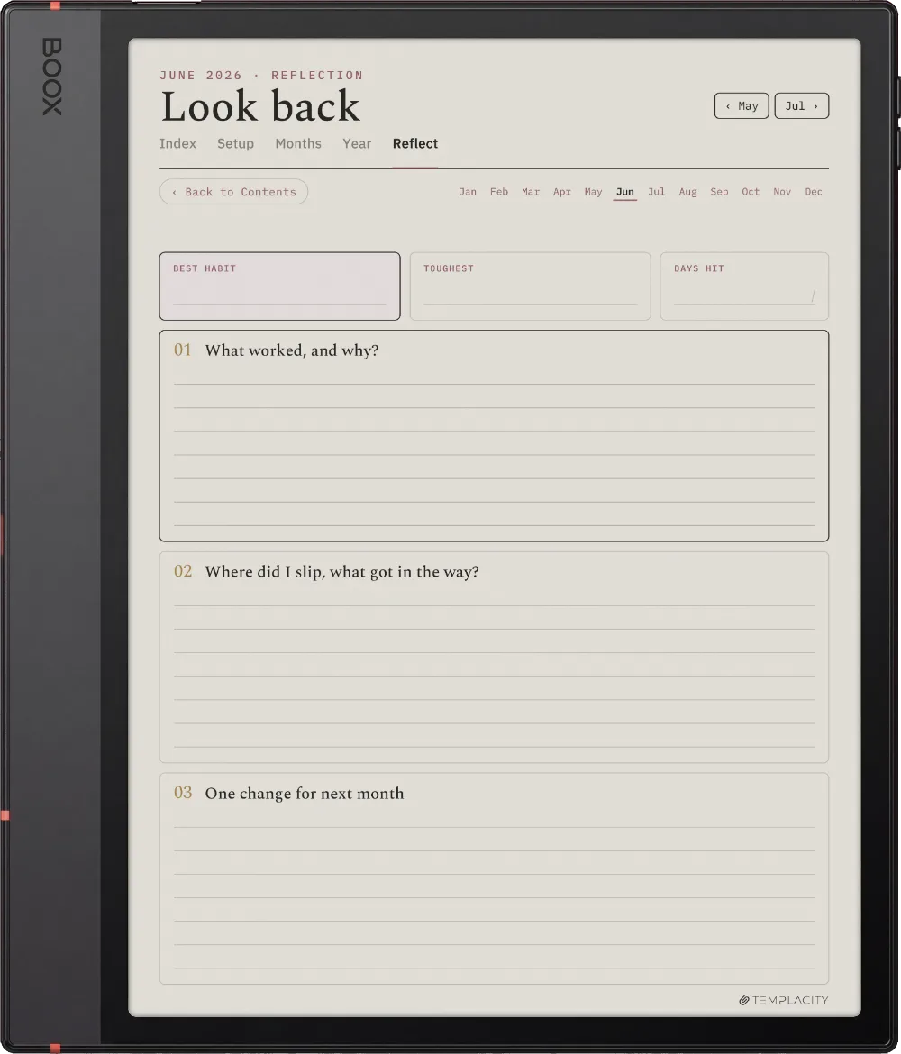 The Planner · Habit Tracker Boox Note Air5 C page 5