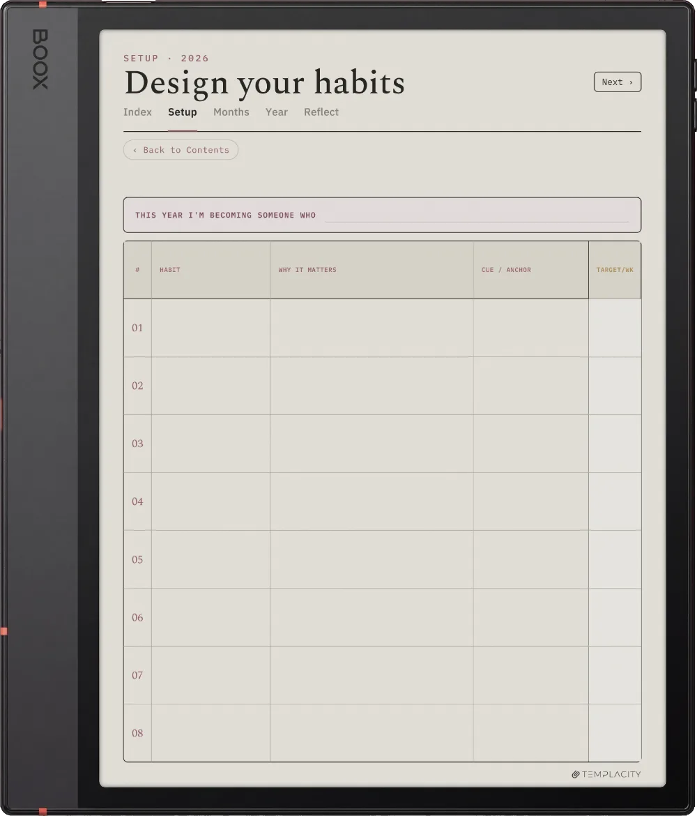 The Planner · Habit Tracker Boox Note Air5 C page 4