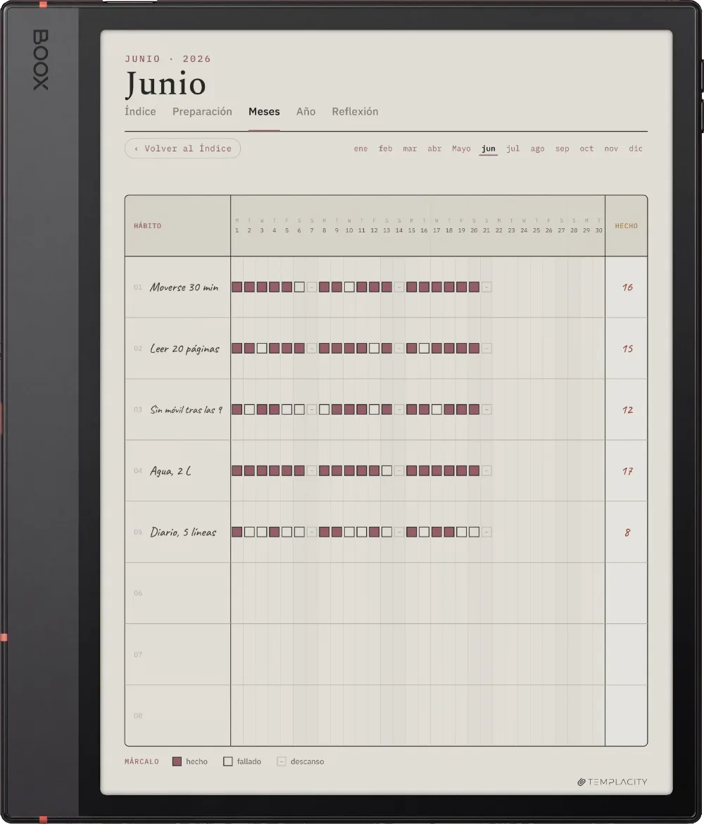 The Planner en el Boox Note Air5 C