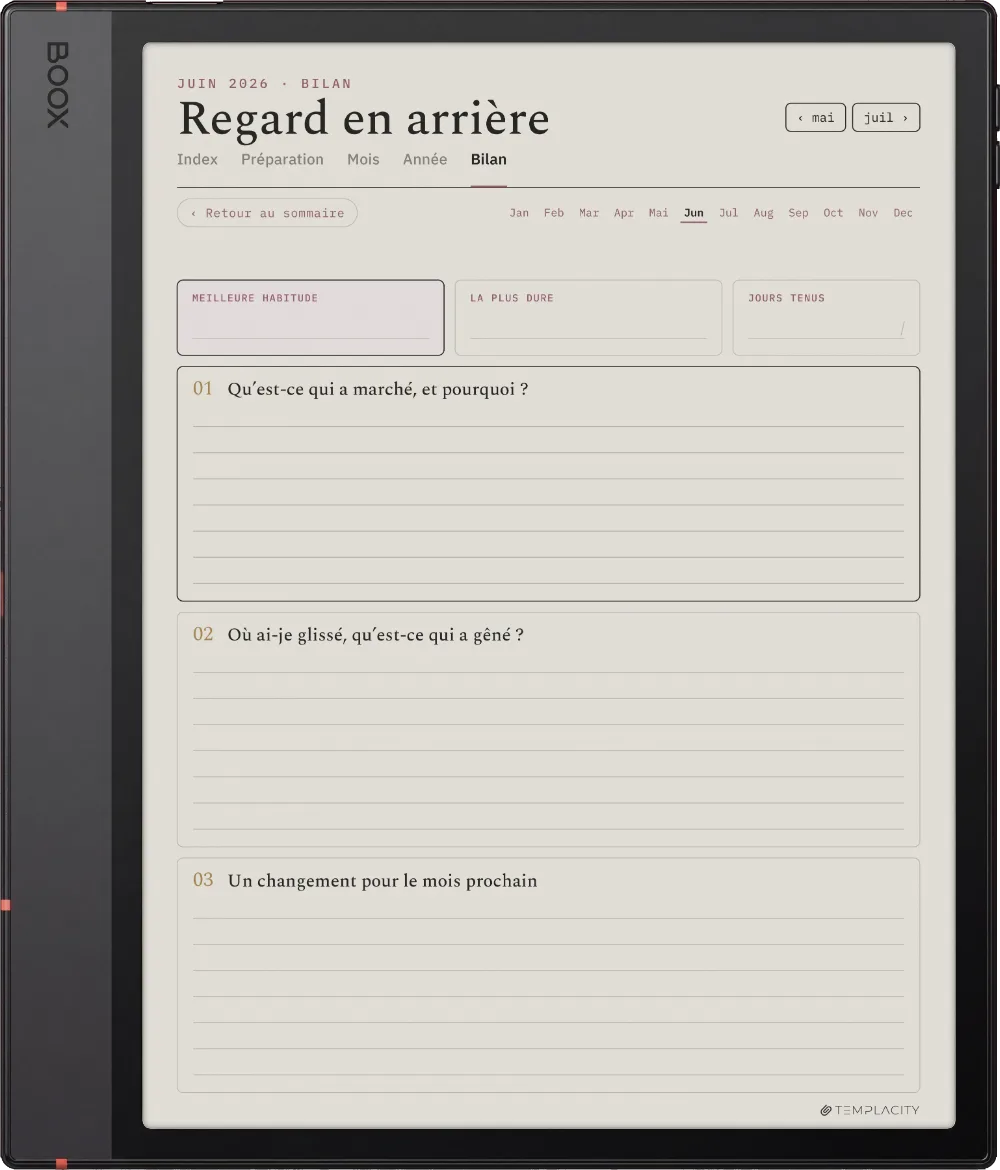 The Planner · Habit Tracker Boox Note Air5 C page 5