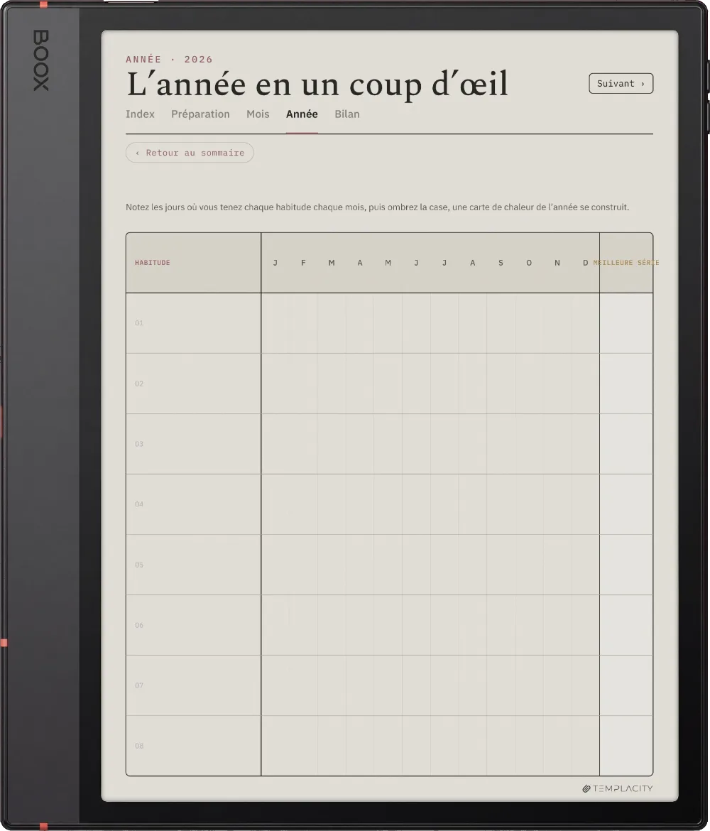 The Planner · Habit Tracker Boox Note Air5 C page 3