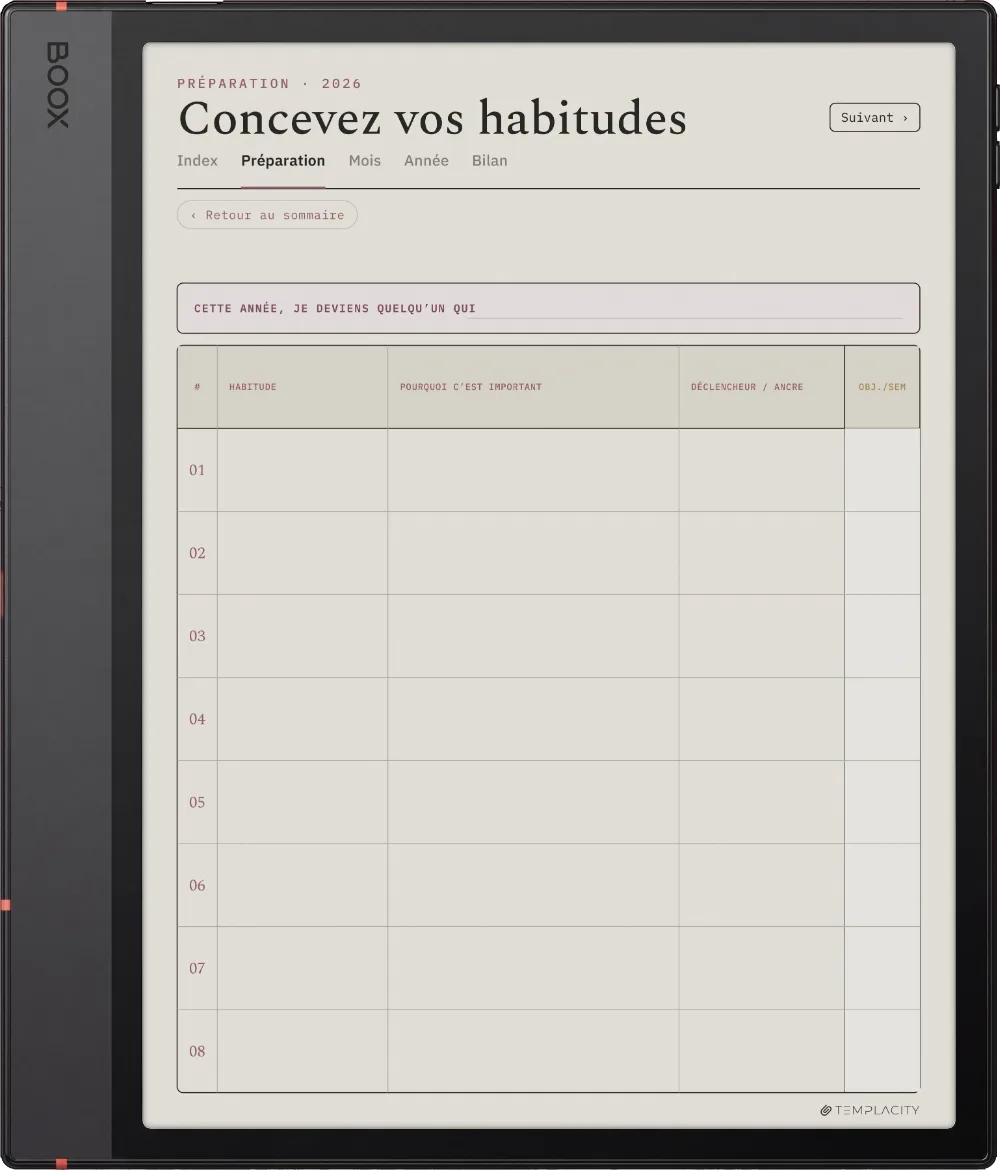 The Planner · Habit Tracker Boox Note Air5 C page 4