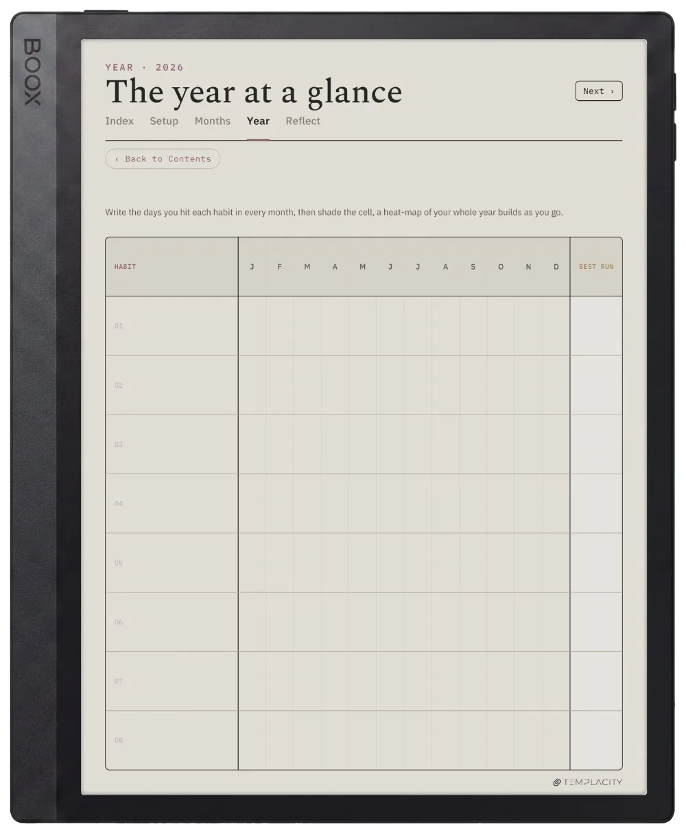 The Planner · Habit Tracker Boox Tab Ultra C Pro page 3
