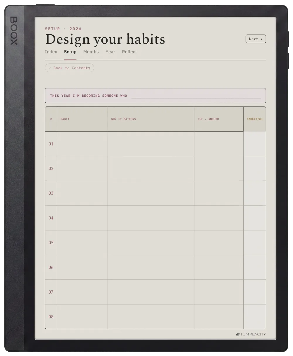 The Planner · Habit Tracker Boox Tab Ultra C Pro page 4