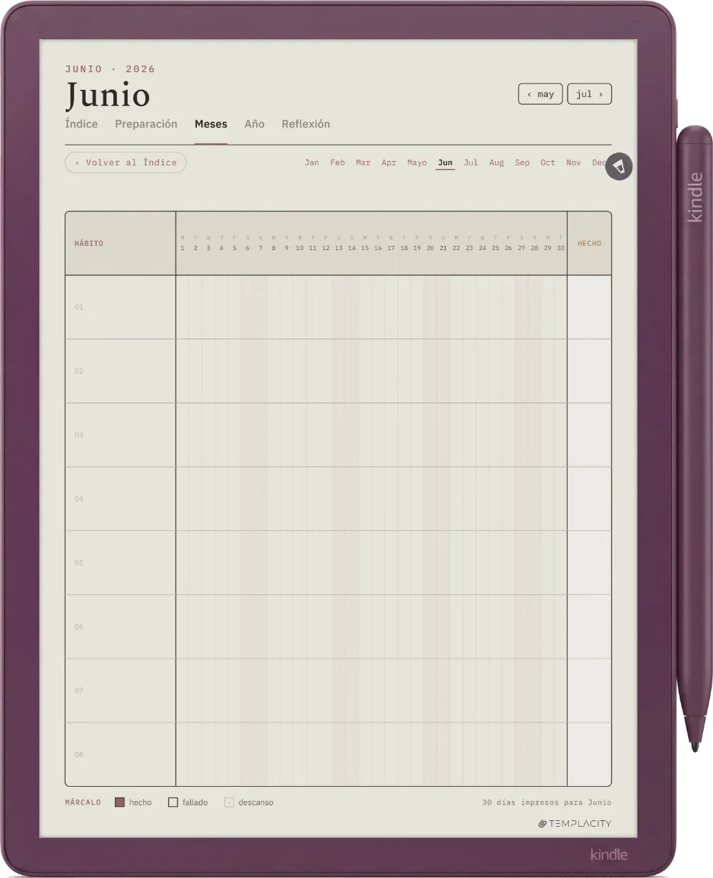 The Planner El mes