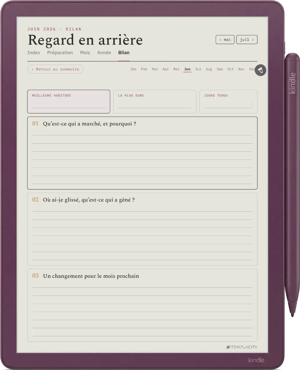 The Planner · Habit Tracker Kindle Scribe Colorsoft page 5