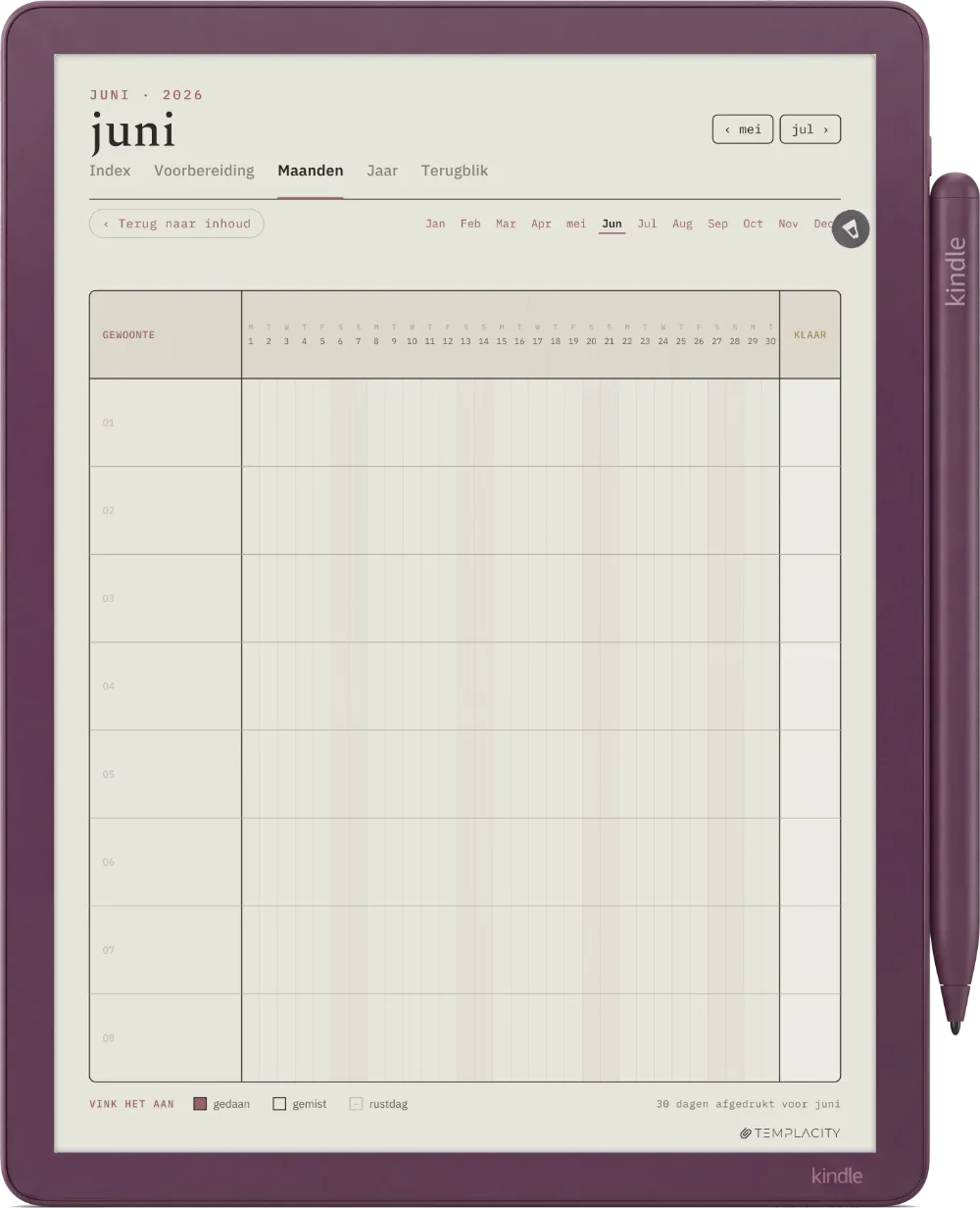 The Planner De maand