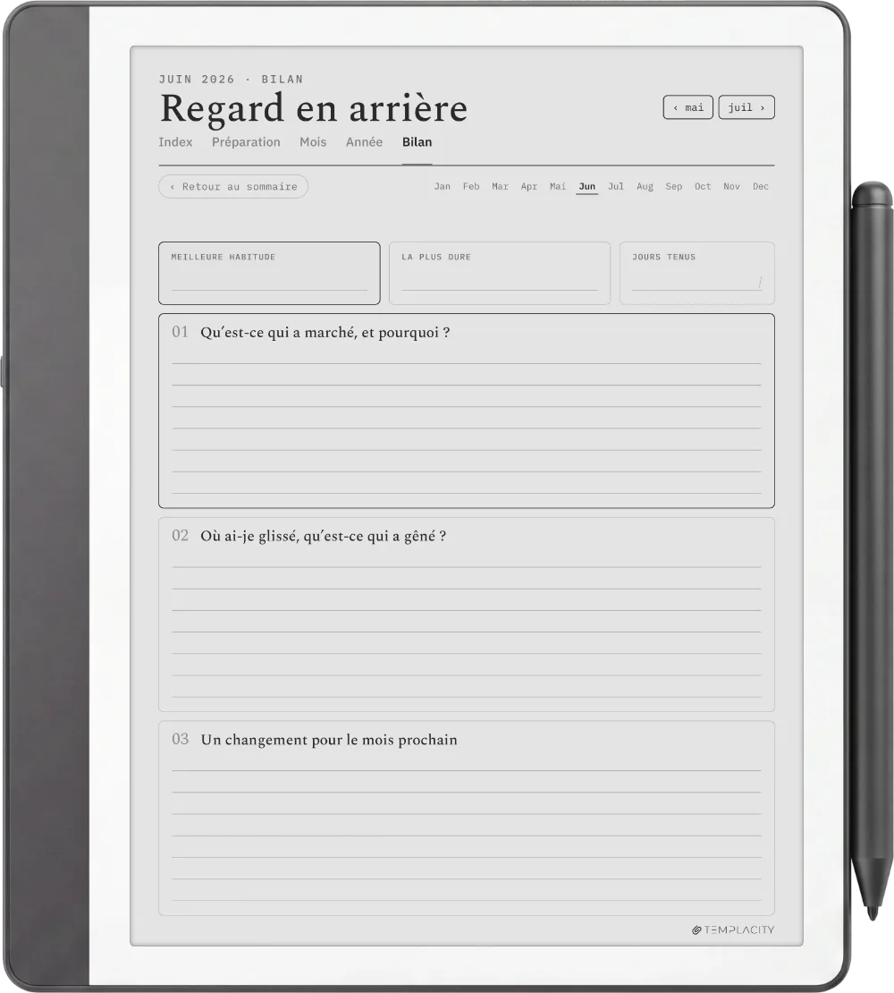 The Planner · Habit Tracker Kindle Scribe page 5