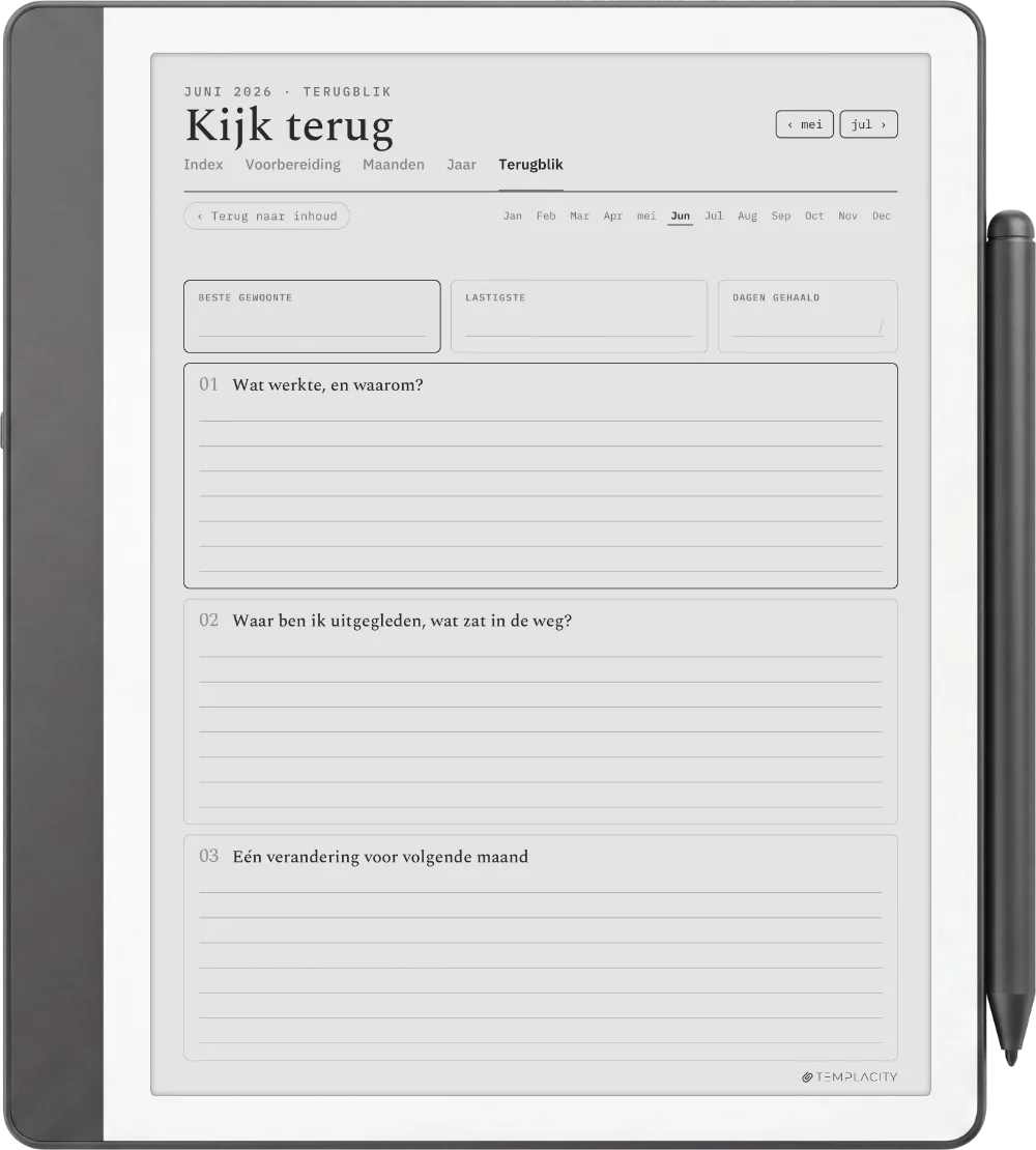 The Planner · Habit Tracker Kindle Scribe pagina 5