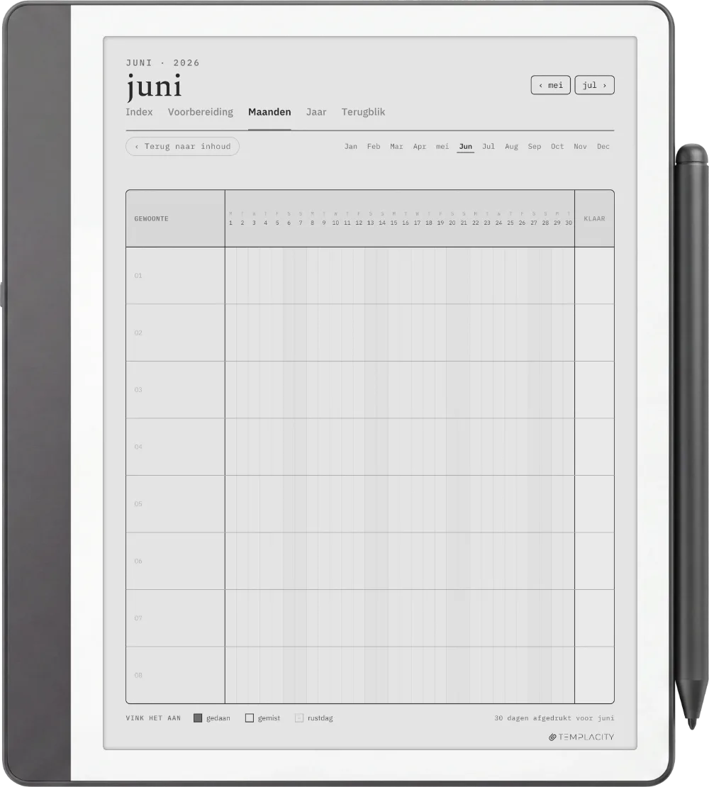 The Planner De maand