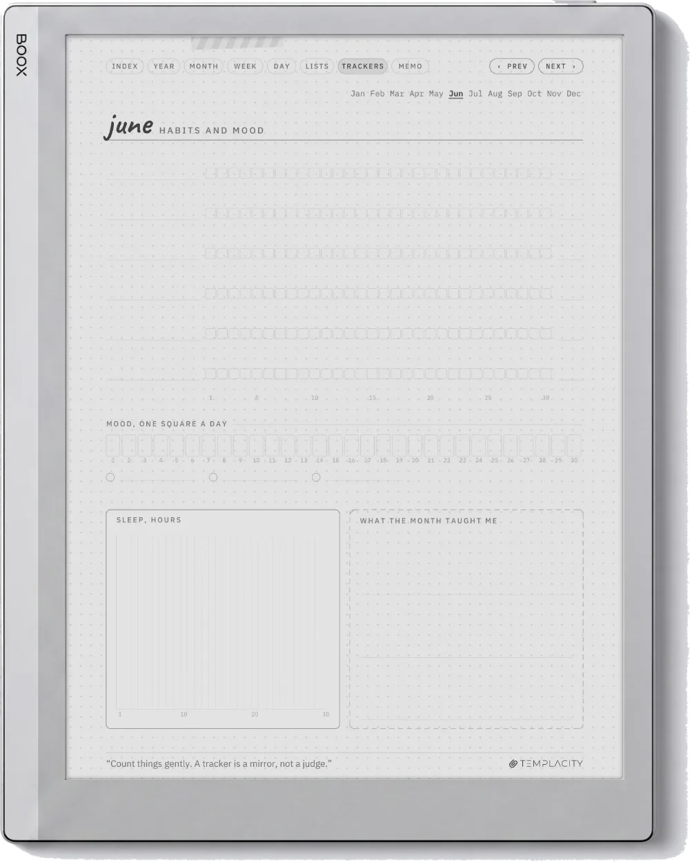 Ichinichi 一日 · A techo for e-ink Boox Go 10.3 page 5