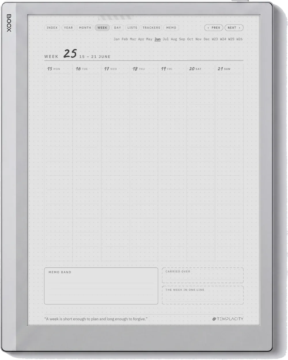 Ichinichi 一日 · A techo for e-ink Boox Go 10.3 page 2