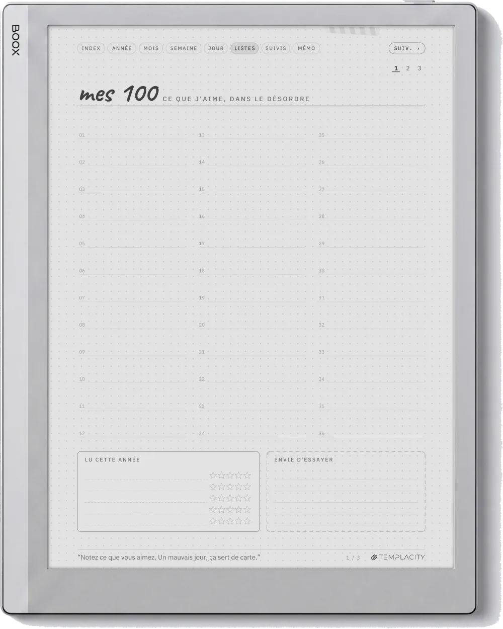 Ichinichi 一日 · Un techo pour e-ink Boox Go 10.3, page 4