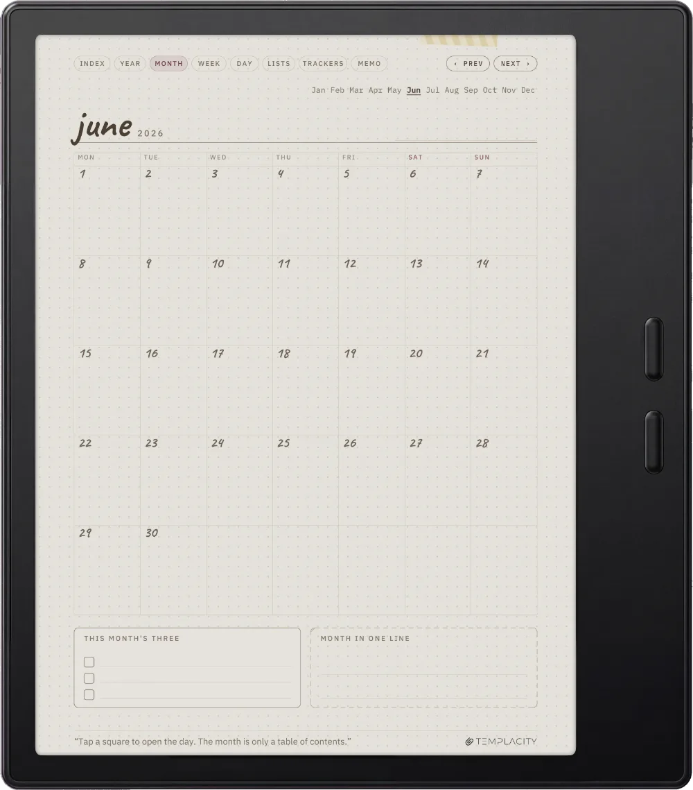 Ichinichi 一日 · A techo for e-ink Boox Go Color 7 (Gen II) page 3