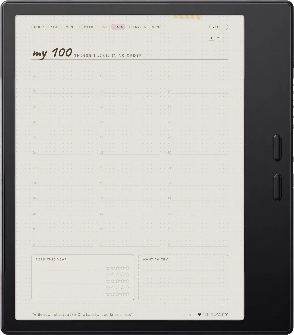 Ichinichi 一日 · A techo for e-ink Boox Go Color 7 (Gen II) page 4
