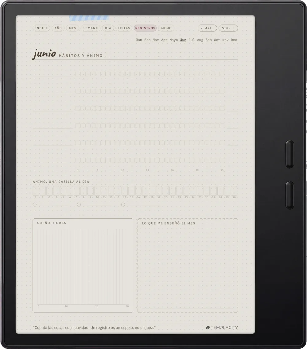 Ichinichi 一日 · Una agenda techo para e-ink Boox Go Color 7 (Gen II), página 5