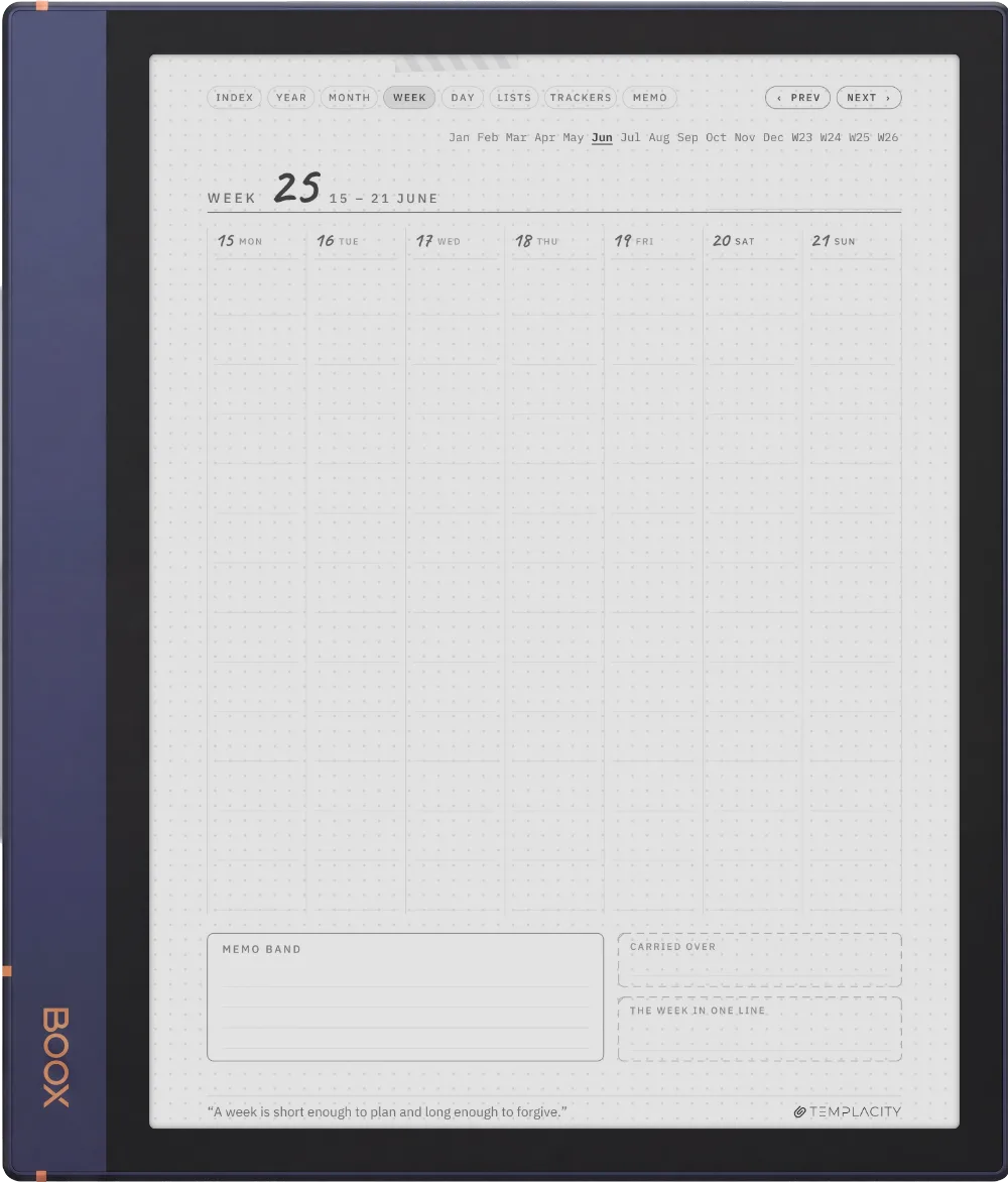 Ichinichi 一日 · A techo for e-ink Boox Note Air2 page 2
