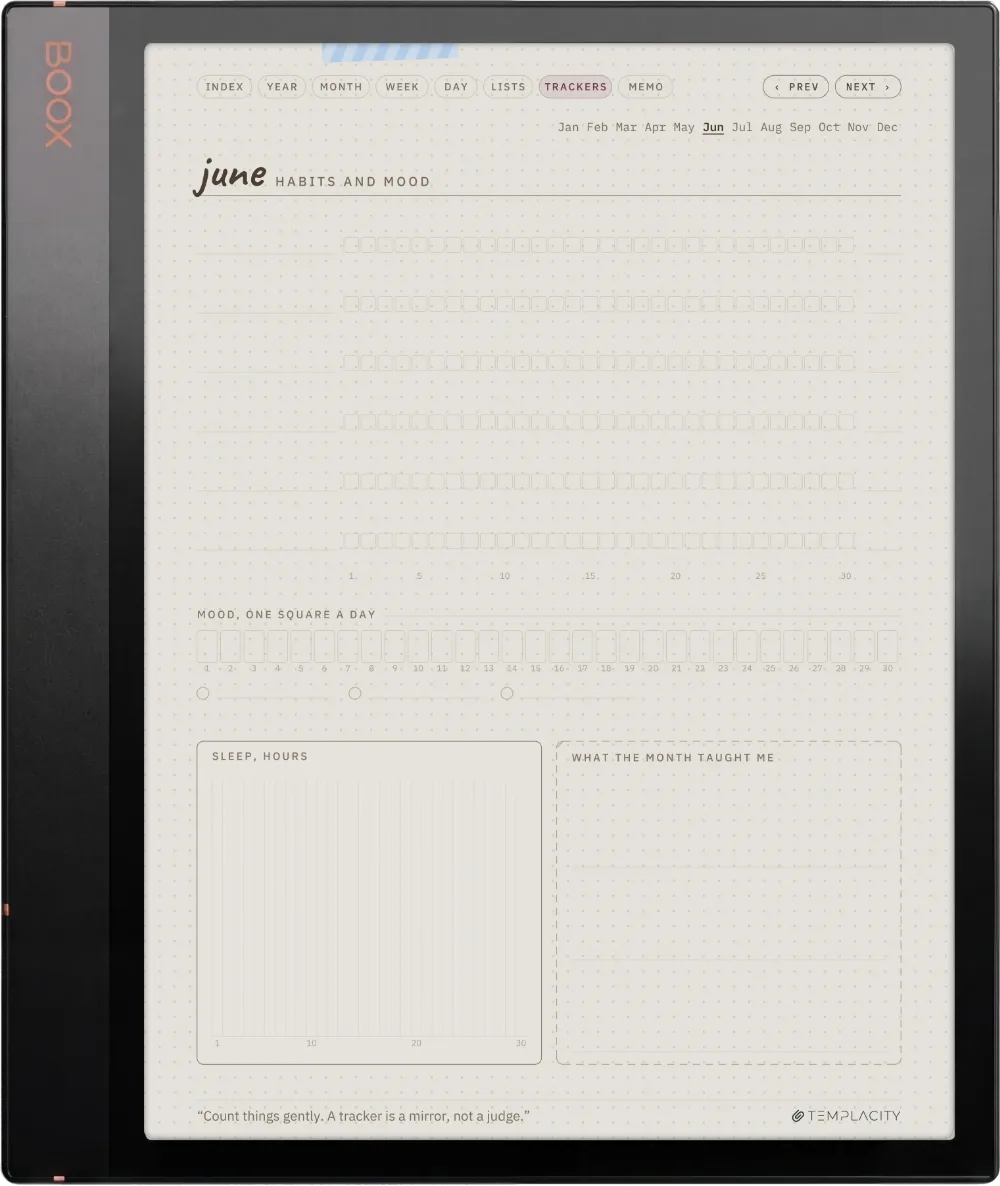 Ichinichi 一日 · A techo for e-ink Boox Note Air3 C page 5