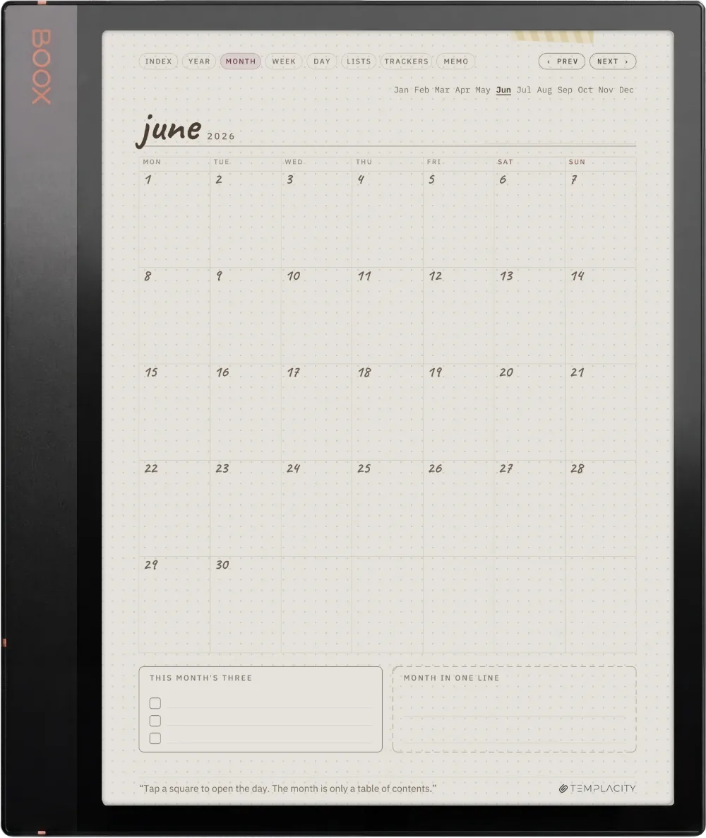 Ichinichi 一日 · A techo for e-ink Boox Note Air3 C page 3