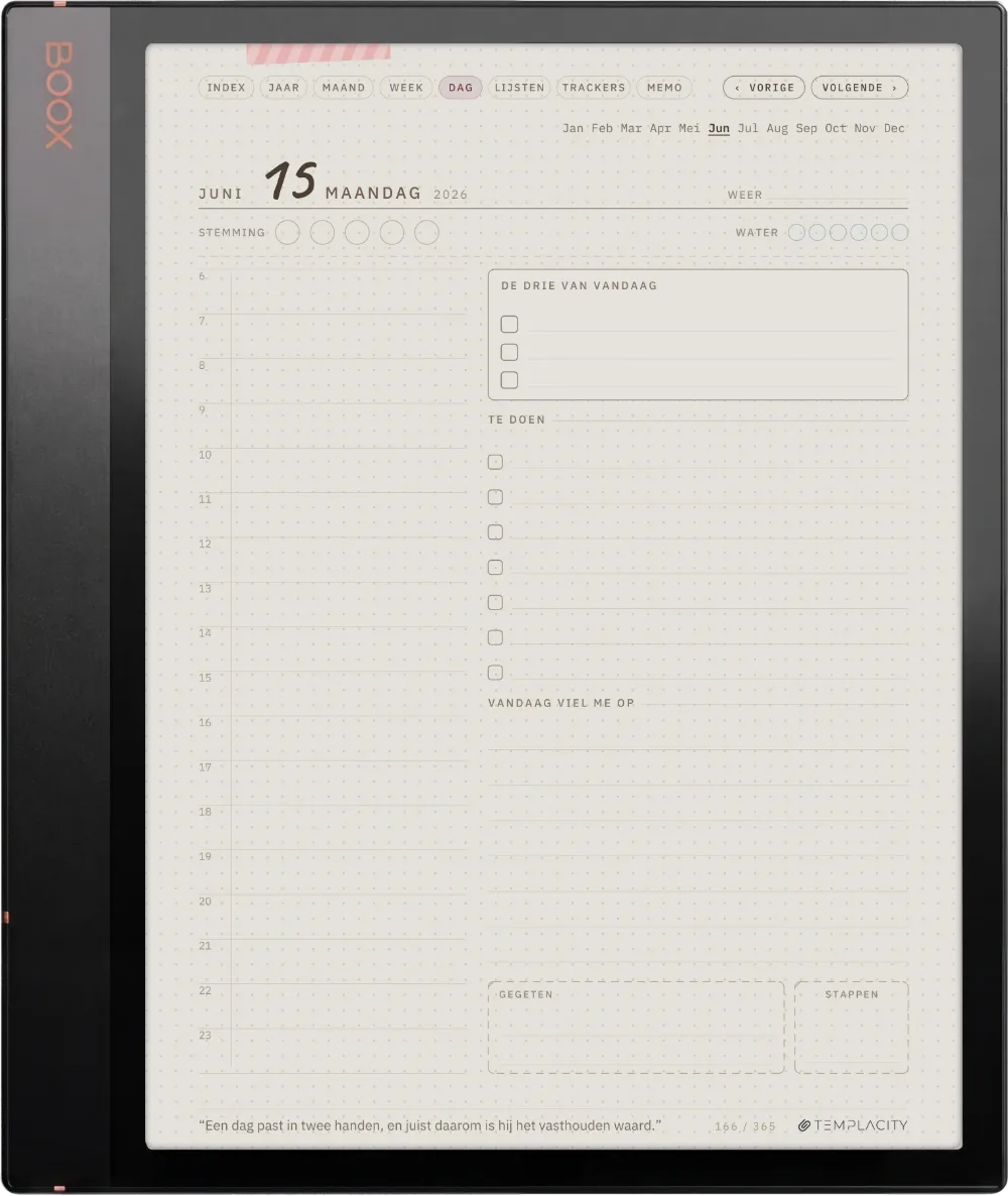 Ichinichi 一日 · Een techo voor e-ink Boox Note Air3 C pagina 1