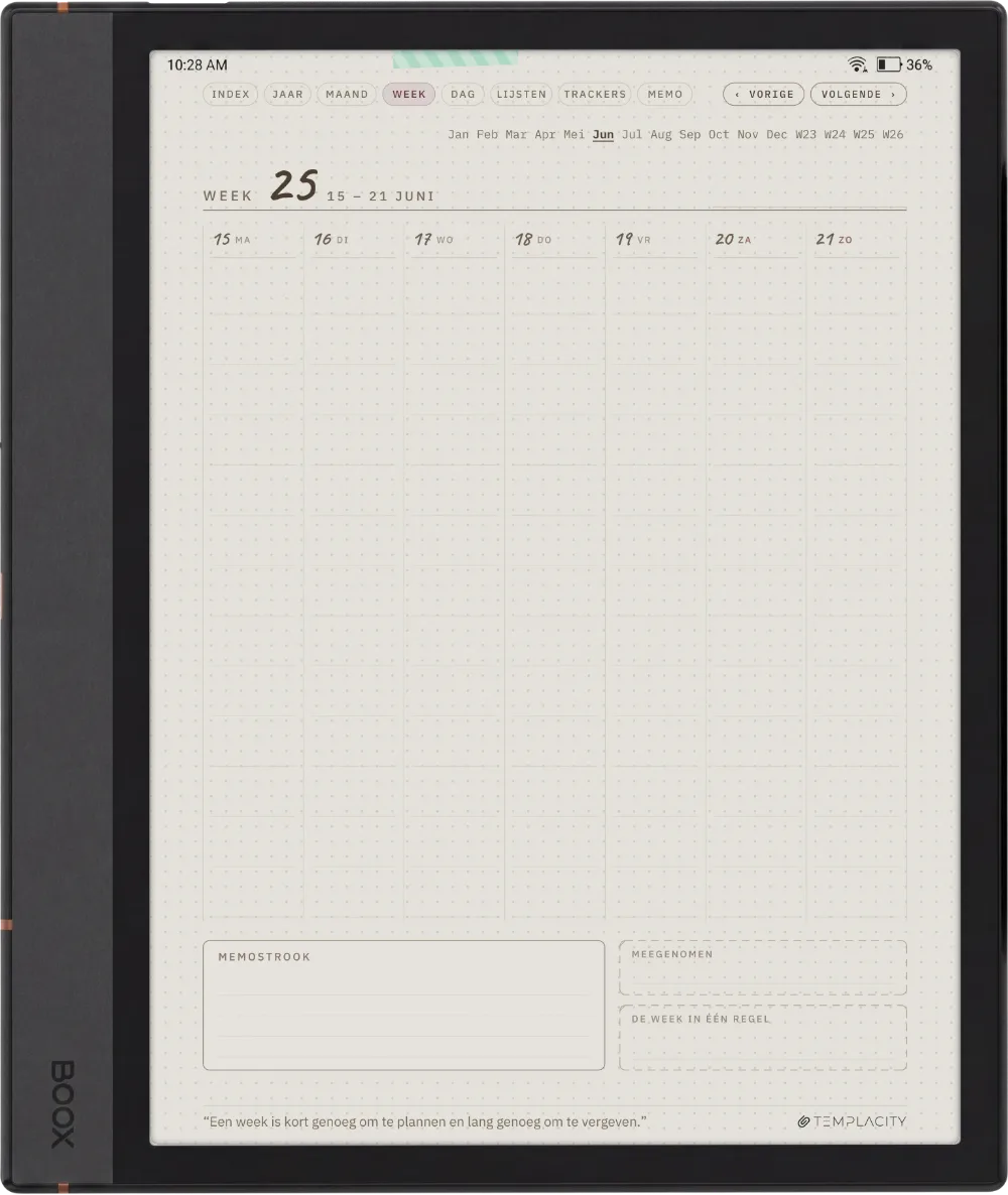 Ichinichi 一日 · Een techo voor e-ink Boox Note Air4 C pagina 2