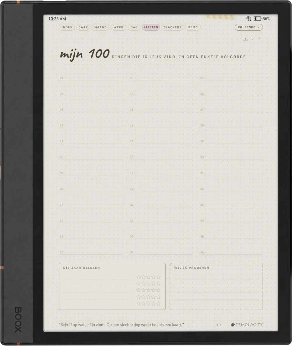 Ichinichi 一日 · Een techo voor e-ink Boox Note Air4 C pagina 4