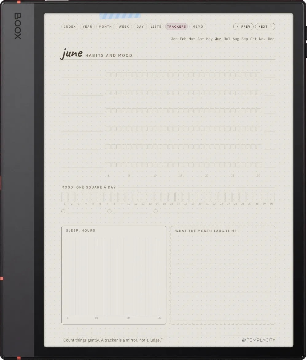 Ichinichi 一日 · A techo for e-ink Boox Note Air5 C page 5
