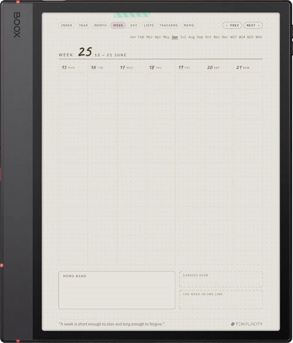 Ichinichi 一日 · A techo for e-ink Boox Note Air5 C page 2