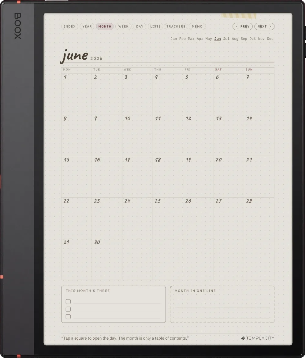 Ichinichi 一日 · A techo for e-ink Boox Note Air5 C page 3