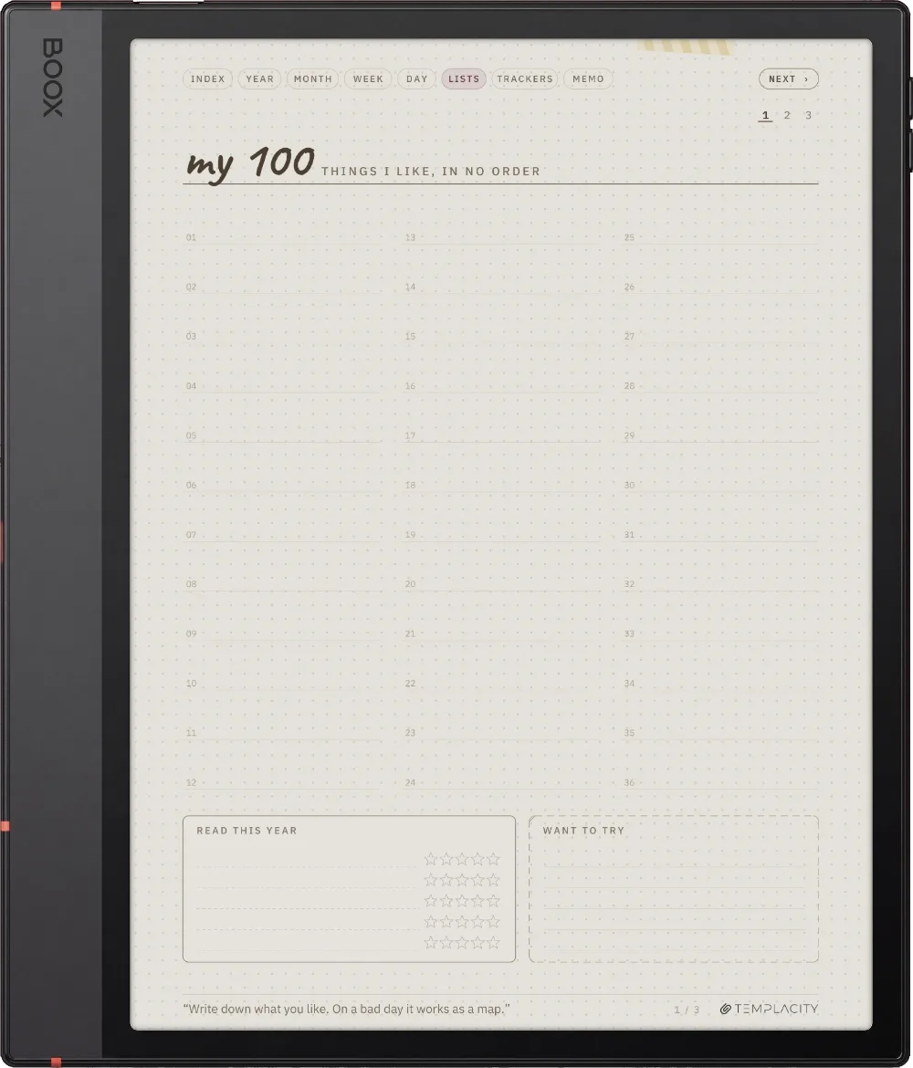 Ichinichi 一日 · A techo for e-ink Boox Note Air5 C page 4