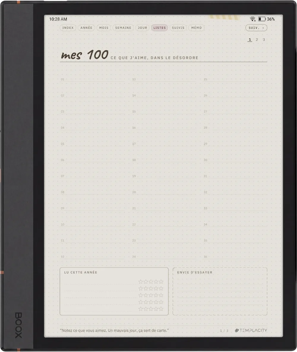 Ichinichi 一日 · Un techo pour e-ink Boox Note Max, page 4