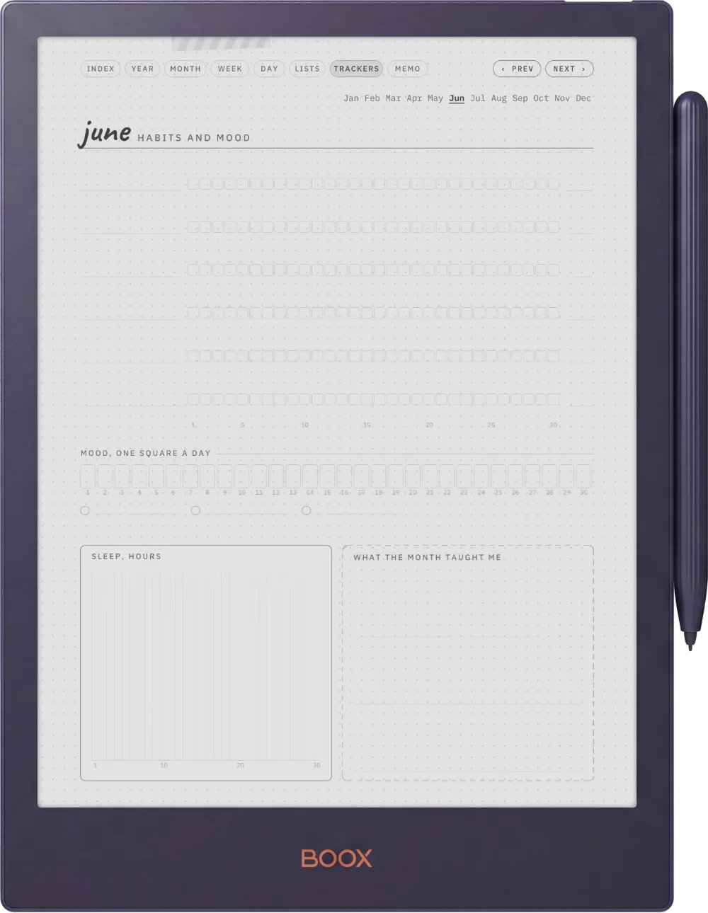 Ichinichi 一日 · A techo for e-ink Boox Note5 page 5