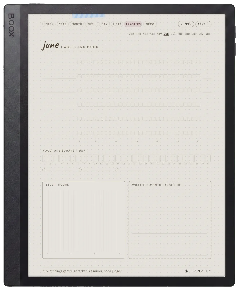 Ichinichi 一日 · A techo for e-ink Boox Tab Ultra C Pro page 5