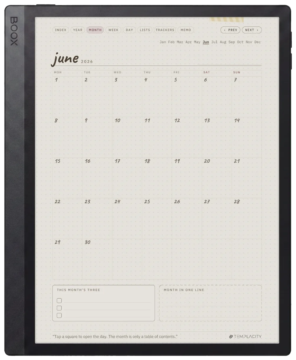 Ichinichi 一日 · A techo for e-ink Boox Tab Ultra C Pro page 3