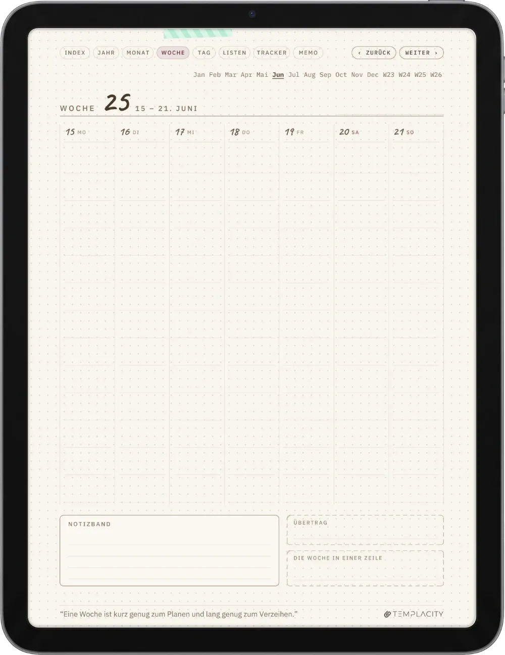 Ichinichi 一日 · Ein Techo für E-Ink iPad Seite 2