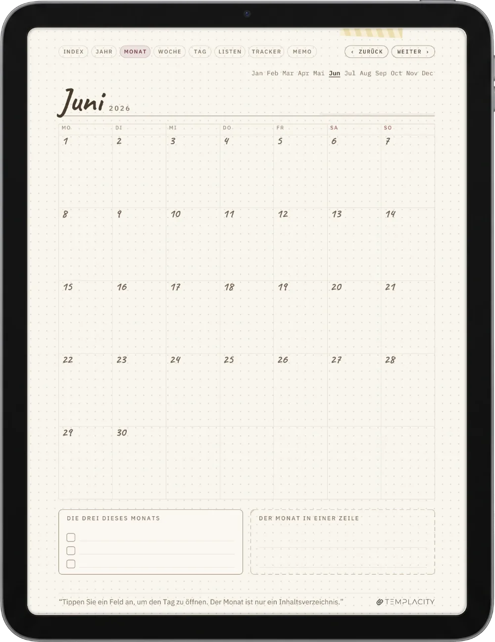 Ichinichi 一日 · Ein Techo für E-Ink iPad Seite 3
