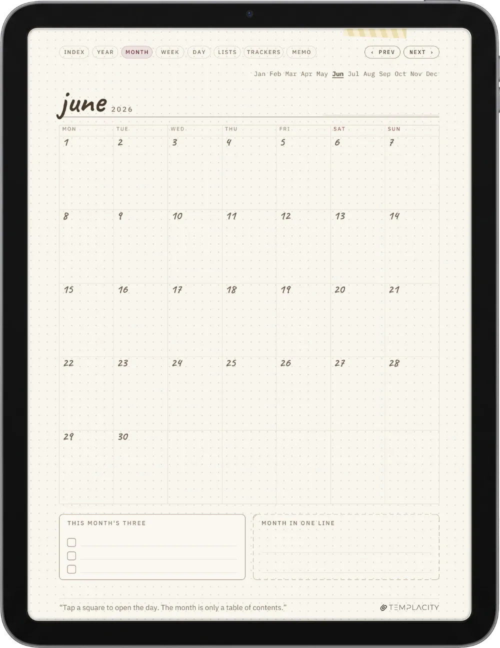 Ichinichi 一日 · A techo for e-ink iPad page 3