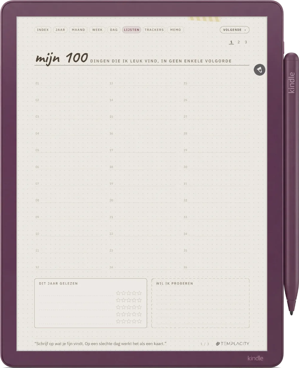 Ichinichi 一日 · Een techo voor e-ink Kindle Scribe Colorsoft pagina 4