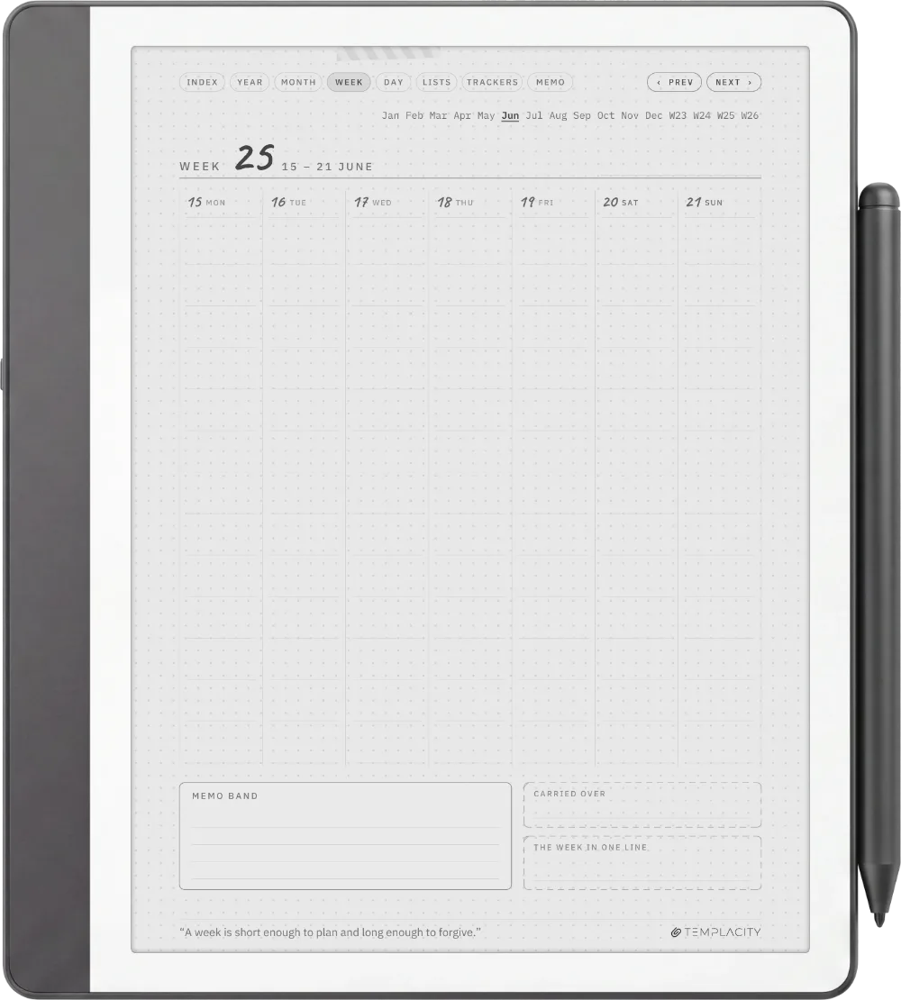Ichinichi 一日 · A techo for e-ink Kindle Scribe page 2