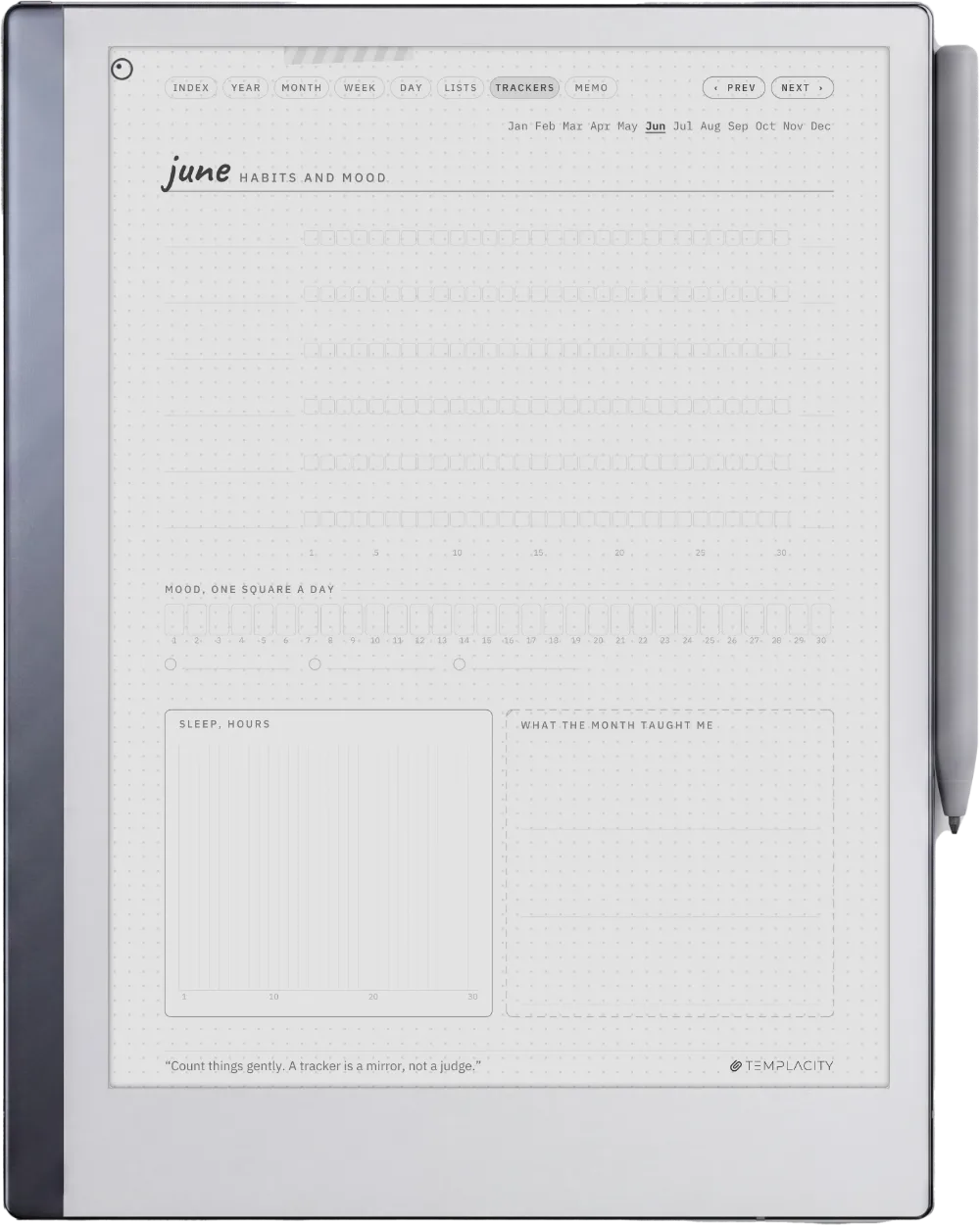 Ichinichi 一日 · A techo for e-ink reMarkable 2 page 5