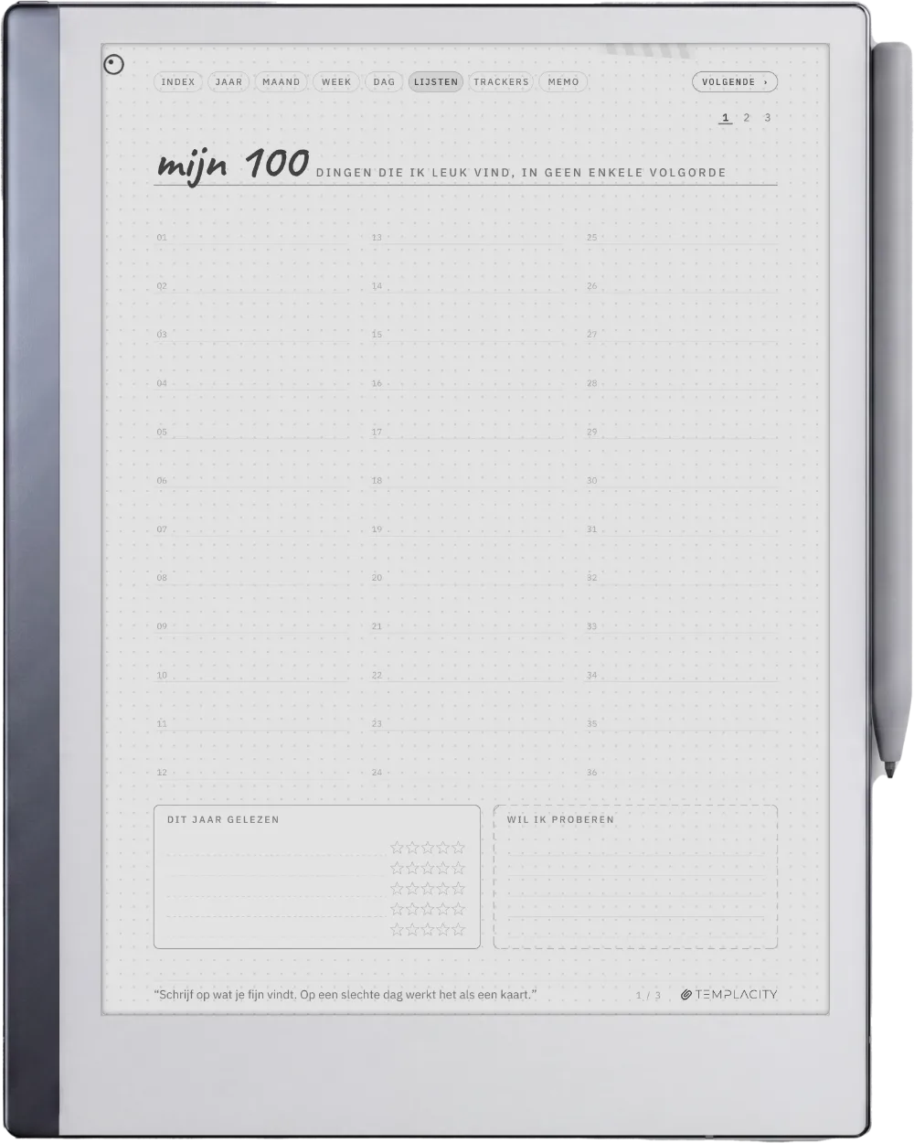 Ichinichi 一日 · Een techo voor e-ink reMarkable 2 pagina 4