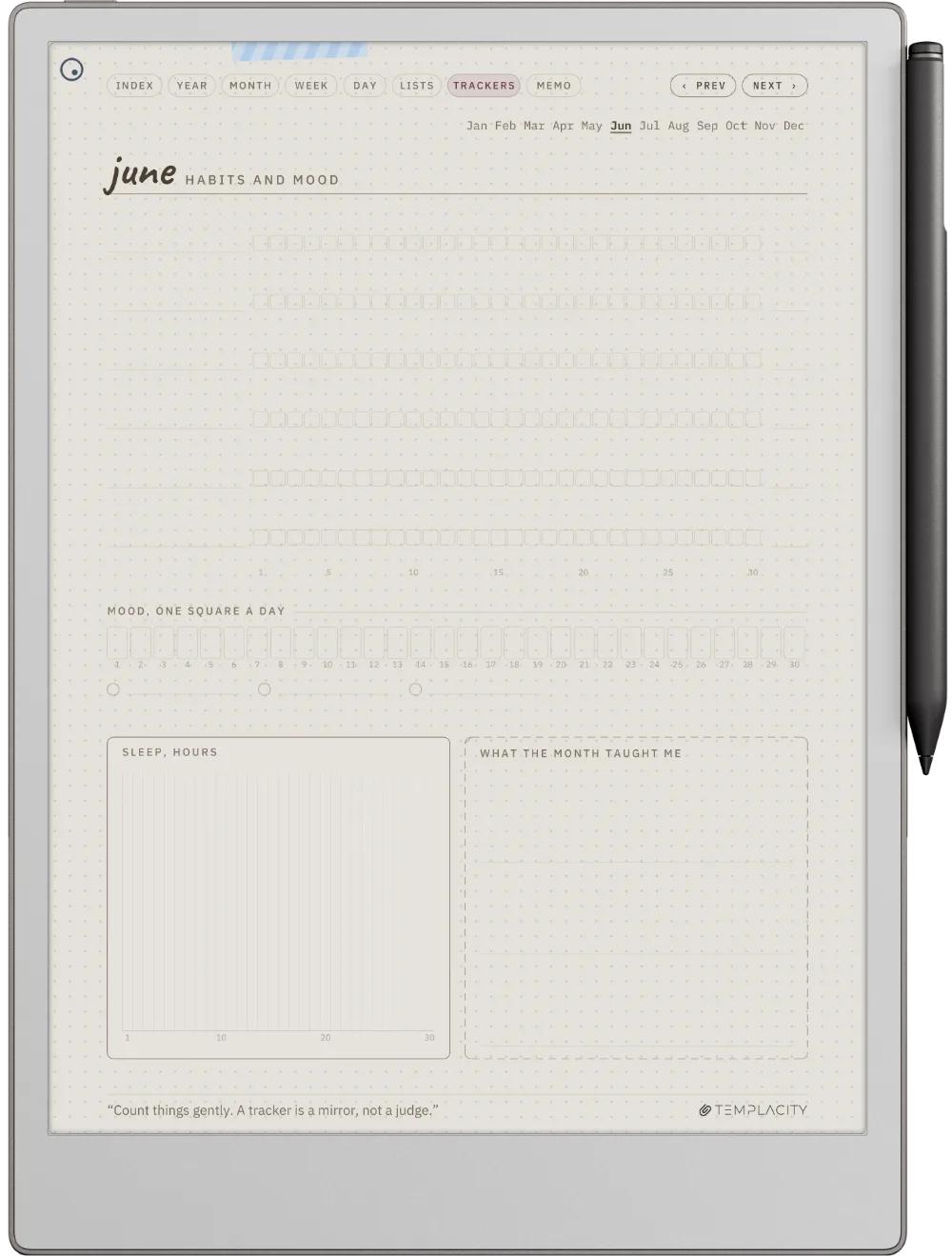 Ichinichi 一日 · A techo for e-ink reMarkable Paper Pro page 5