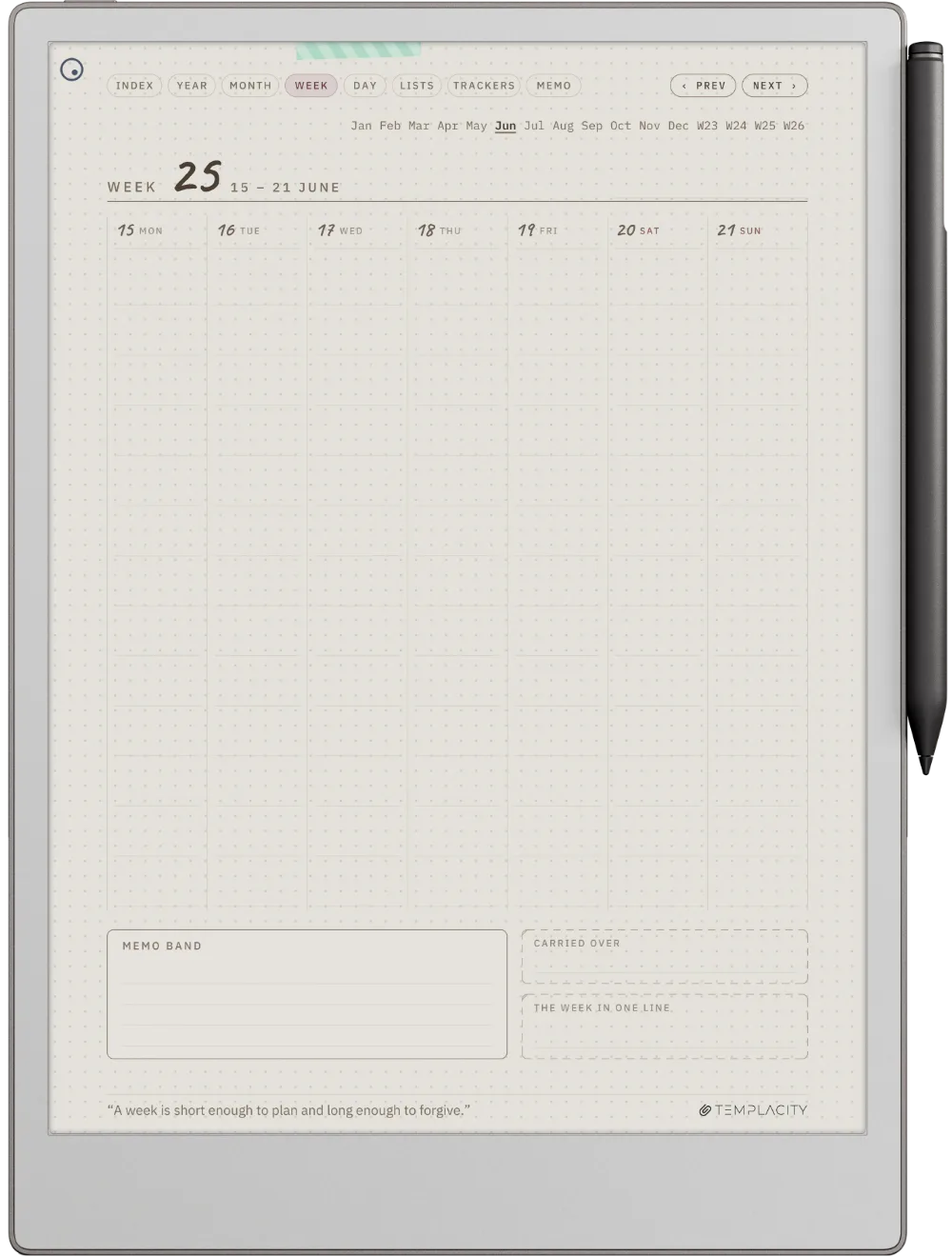 Ichinichi 一日 · A techo for e-ink reMarkable Paper Pro page 2