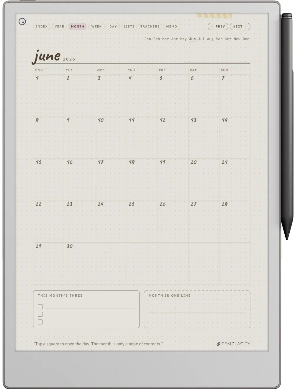 Ichinichi 一日 · A techo for e-ink reMarkable Paper Pro page 3